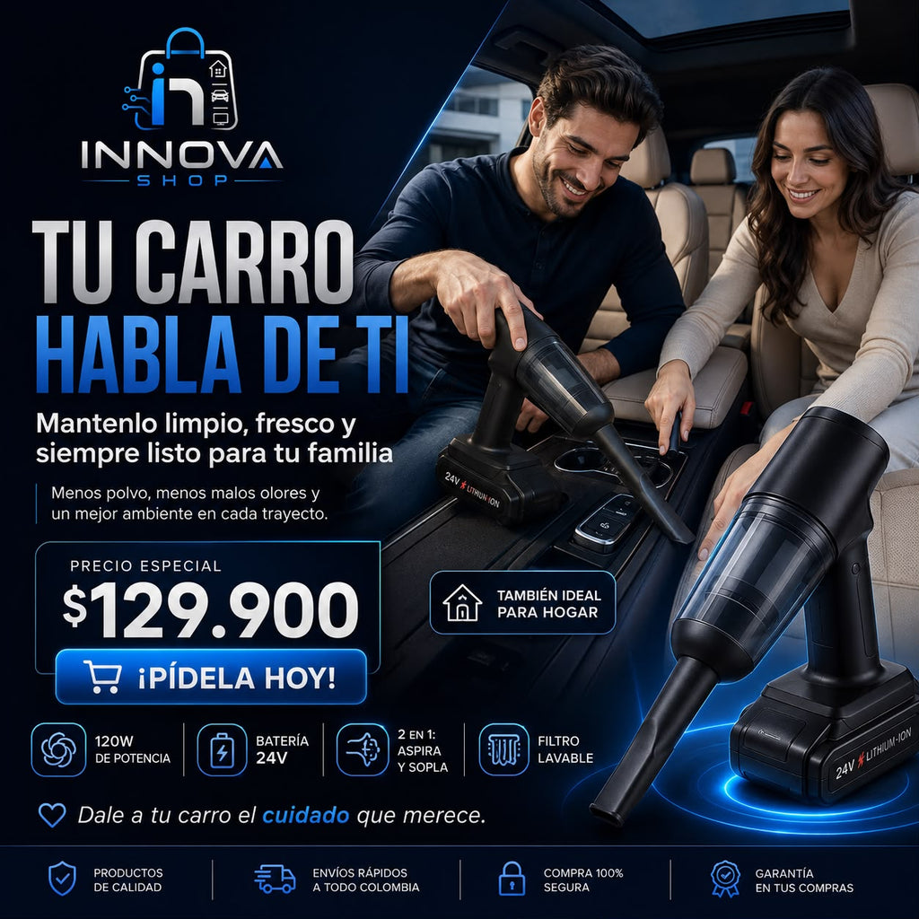 Aspiradora Inalámbrica Vertical CARRO